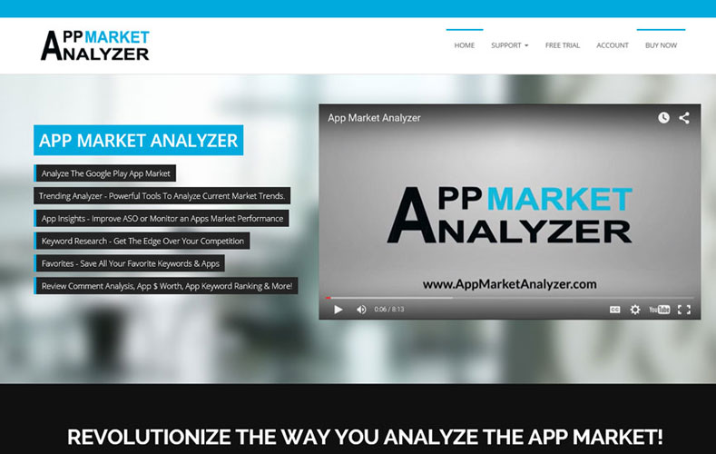 App Market Analyzer Home