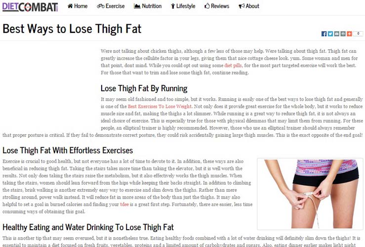 Losing Thigh Fat